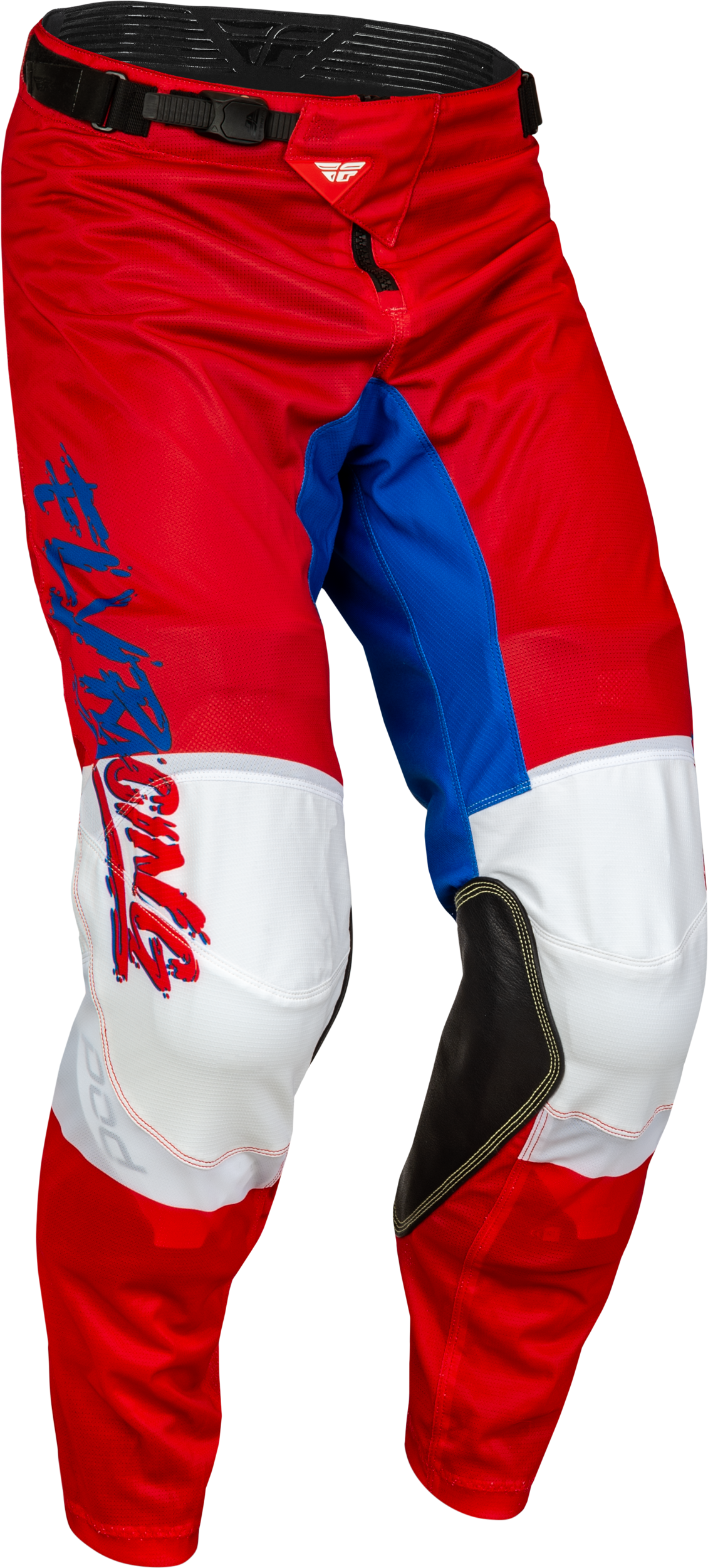 Fly Racing Youth Kinetic Mesh Khaos Pants Red/White/Blue Sz 26 377-34426