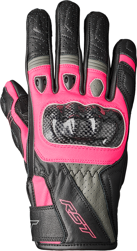 RST Womens Stunt Iii Ce Glove Black / Pink / Grey Sm 556-2097206
