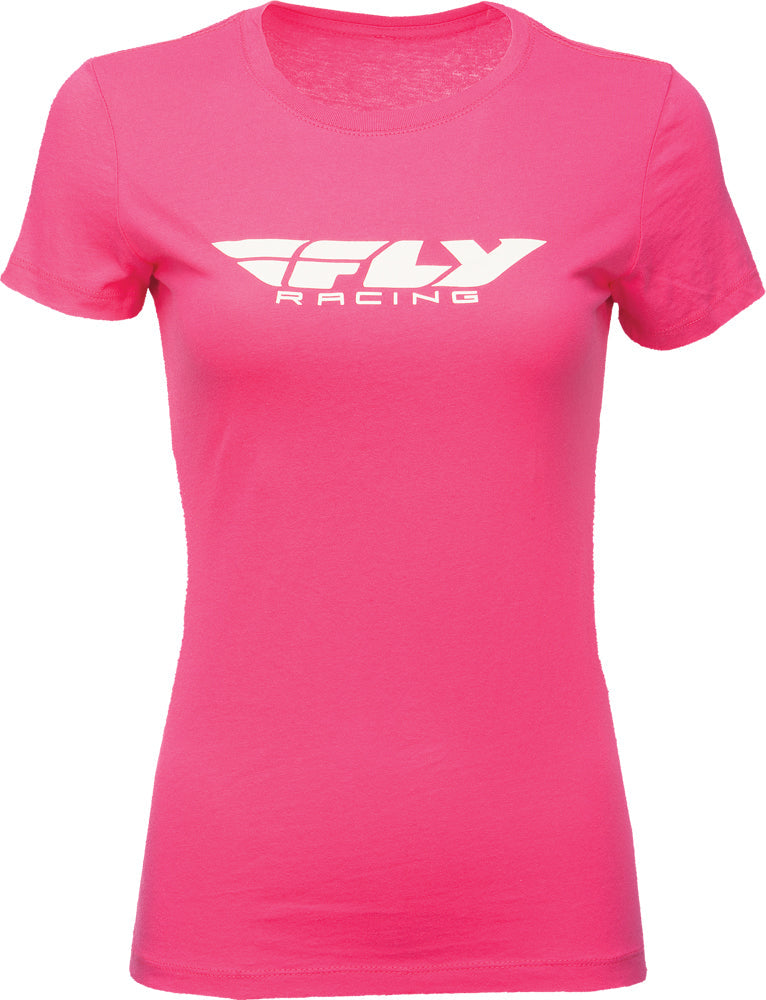 Fly Racing Women'S Fly Corporate Tee Raspberry Xl 356-0378X