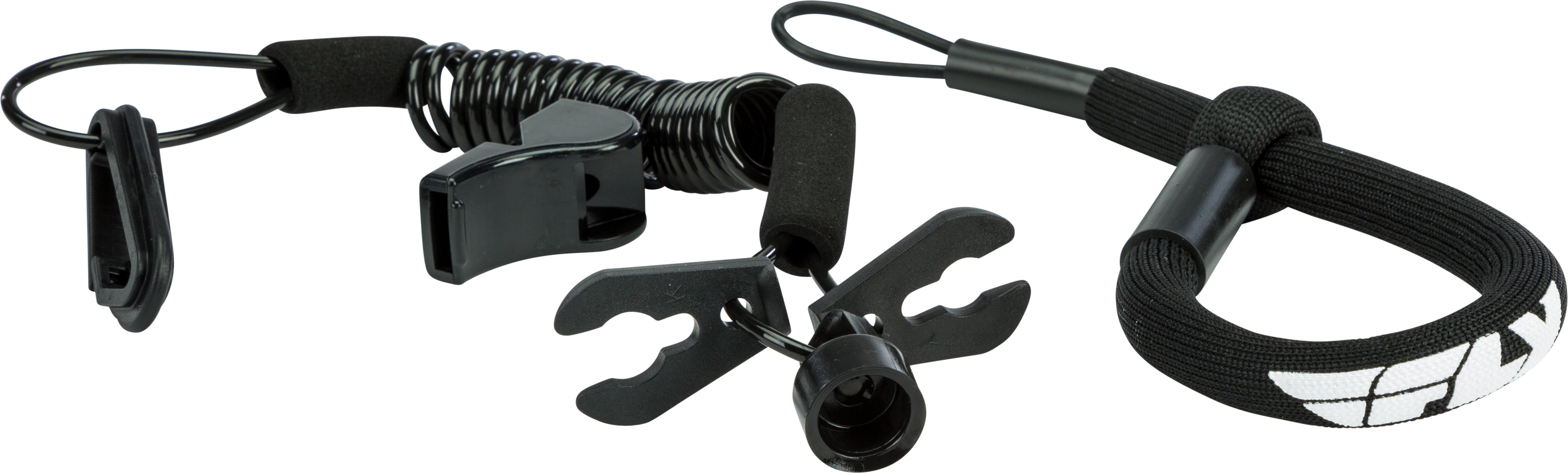 Fly Racing Ultra Cord Floating Tethercord /Lanyard (Black) 13-0501