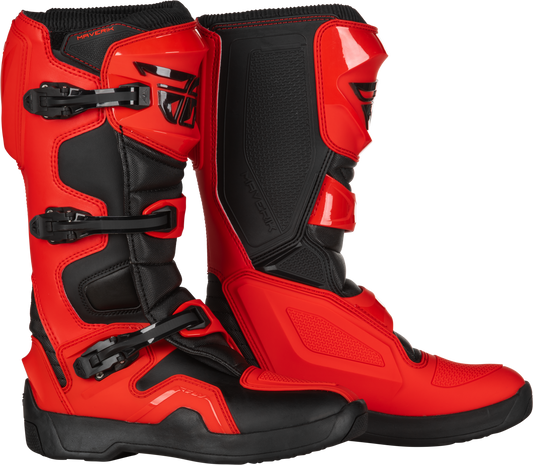 Fly Racing Maverik Boots Red/Black Sz 08 364-67308