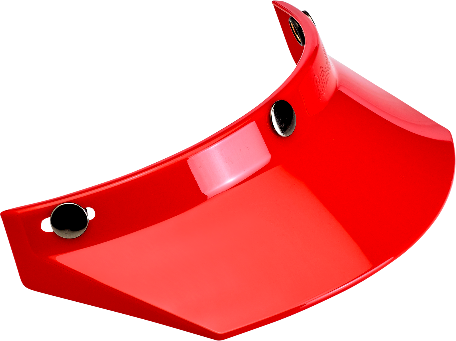 BILTWELL Moto 3-Snap Visor - Red 2002-563
