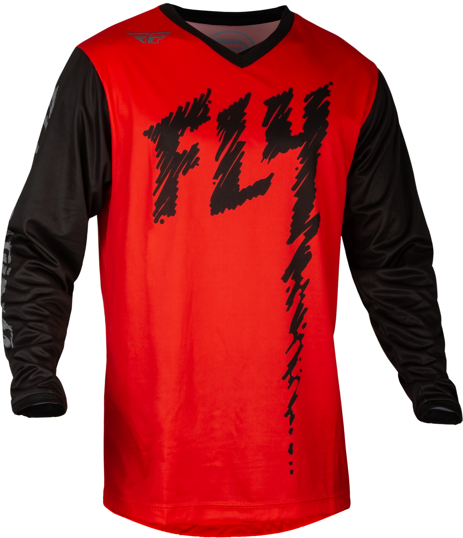 Fly Racing Youth F-16 Jersey Red/Black/Grey Yl 377-222YL