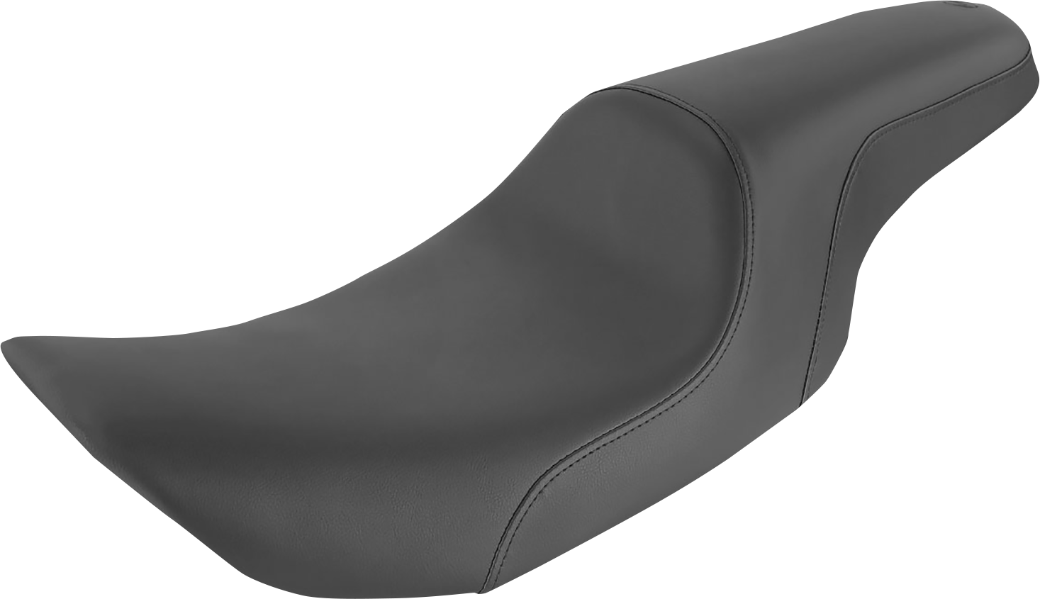 SADDLEMEN Seat - Profiler - Black - Smooth - FLHR/FLHX 897-06-047