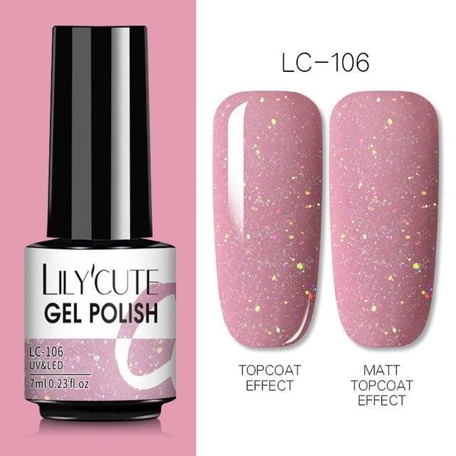 2022 New Fashion Purple Womens Nail Gel 7ml Permanent UV LED Base Matte Glossy Luxury Colorful Effect Nail Gel for Women and Girls