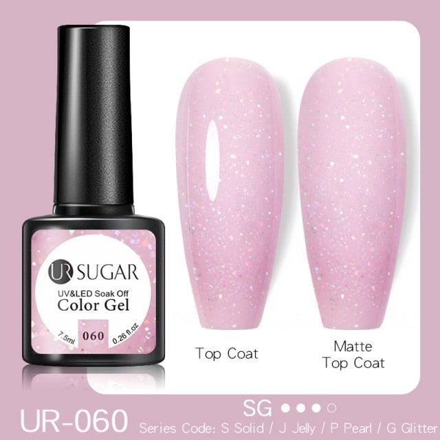 2022 New Reflective Glitter Nail Gel 8ml  Permanent UV/LED Glossy Effect Popular Diamond Nail Gel Design For Womens