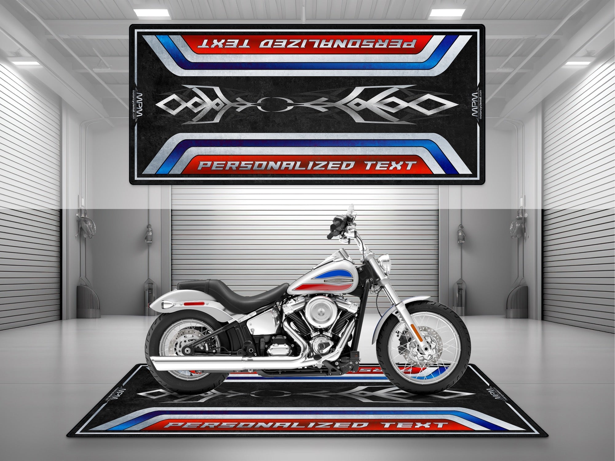MPM Motorcycle Mat for Cruiser Motorcycle "Glide Beyond The Horizon" - MM4286