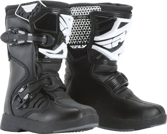 Fly Racing Youth Maverik Mini Boots Black Sz Y13 364-55099
