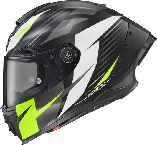 Apex Exo-Warp Full Face Helmet Dilithium Blk/Whit/Hi-Vis Lg