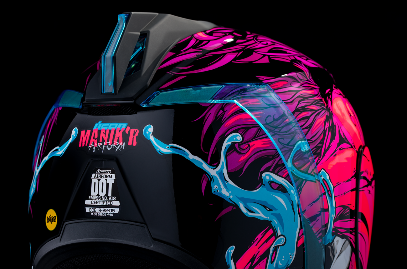 ICON Airform™ Helmet - Manik'RR - MIPS® - Pink - Small 0101-17023
