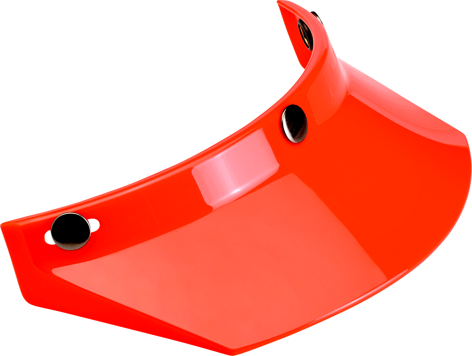 BILTWELL Moto 3-Snap Visor - Orange 2002-565