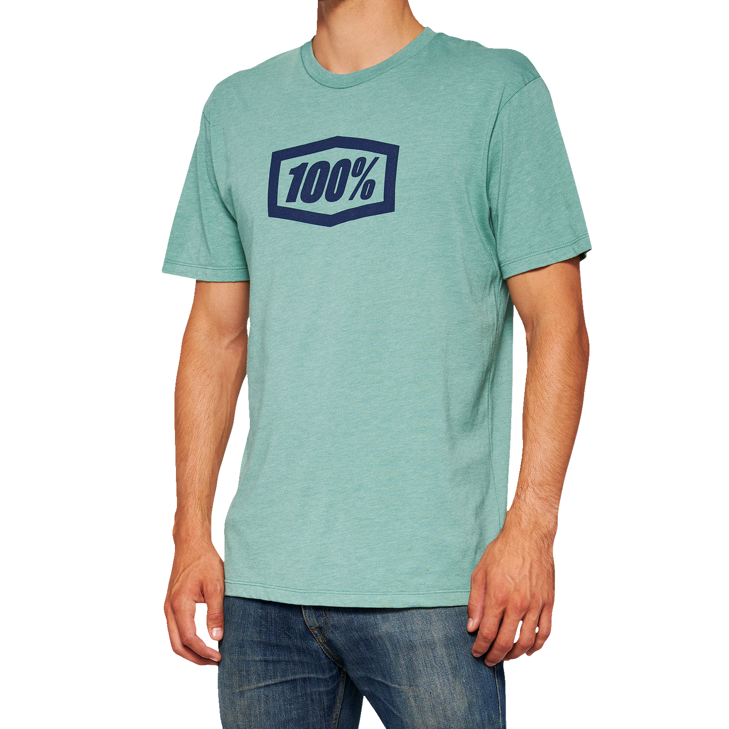 100% Icon T-Shirt - Blue - 2XL 20000-00039