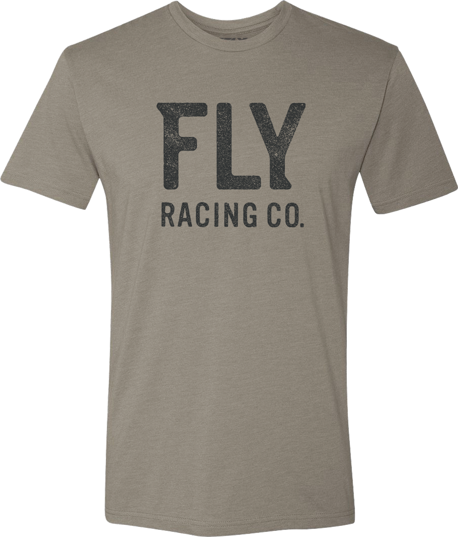 Fly Racing Fly Gauge Tee Warm Grey Lg 352-0106L