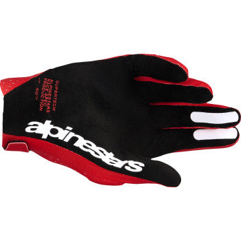 ALPINESTARS Supertech MX Gloves - Fire Red/Black/White - Medium 3560526-3146-M