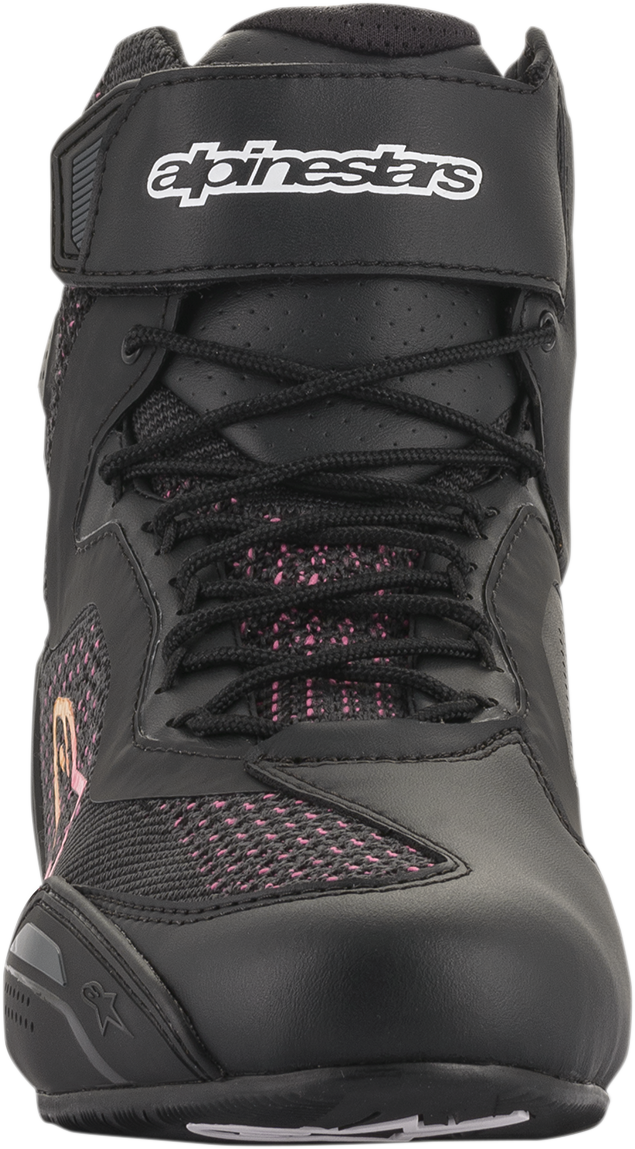 ALPINESTARS Stella Faster-3 Rideknit Shoes - Black/Yellow/Pink - US 7.5 251052014398