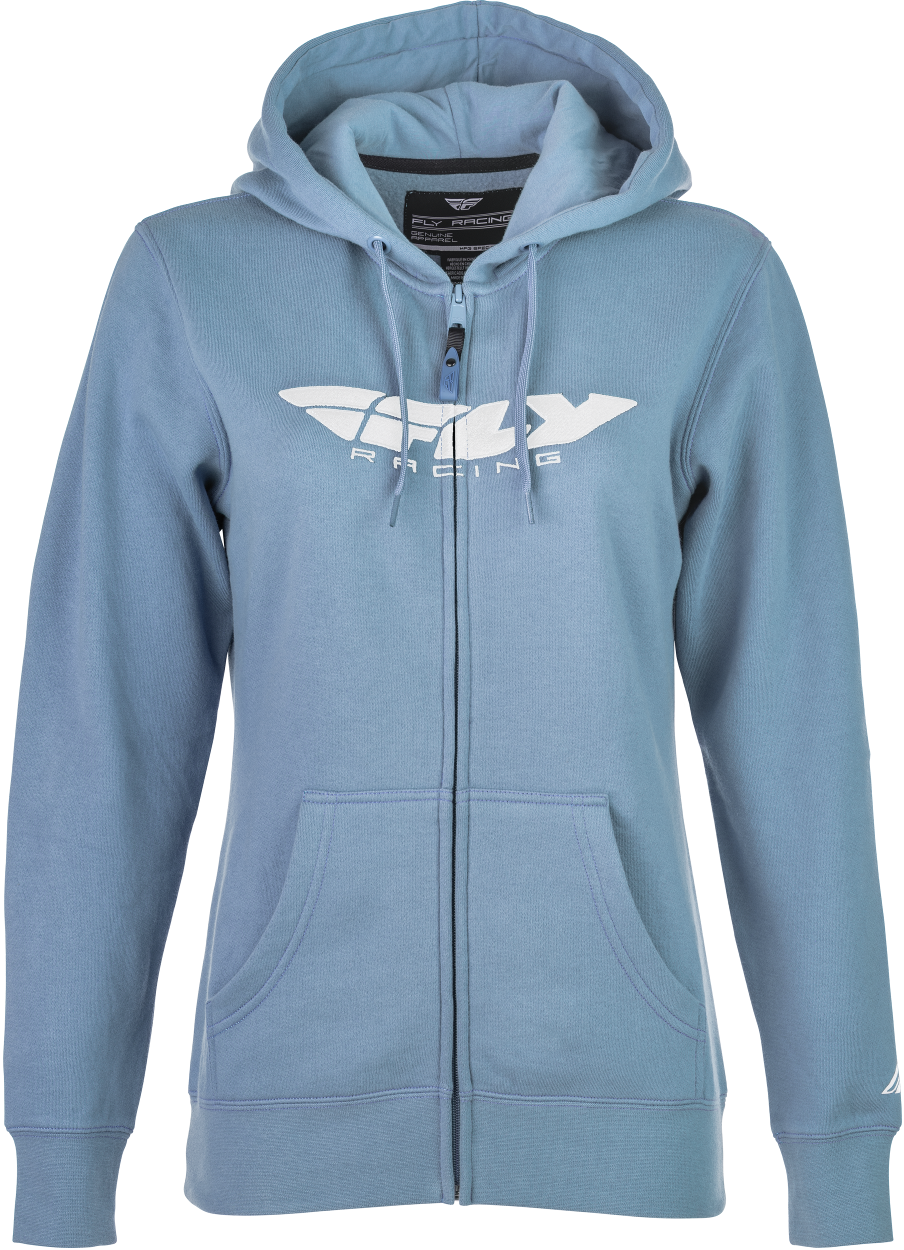 Fly Racing Women'S Fly Corporate Zip Up Light Blue 2x 358-00632X