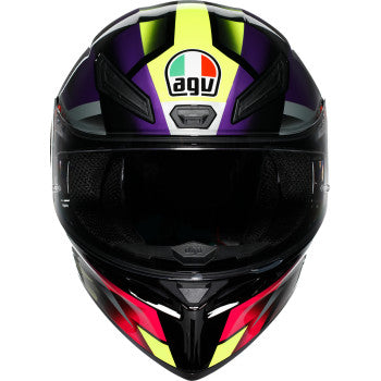 AGV K1 S Helmet - Fastlap - Black/Purple/Pink - XS 0101-19445