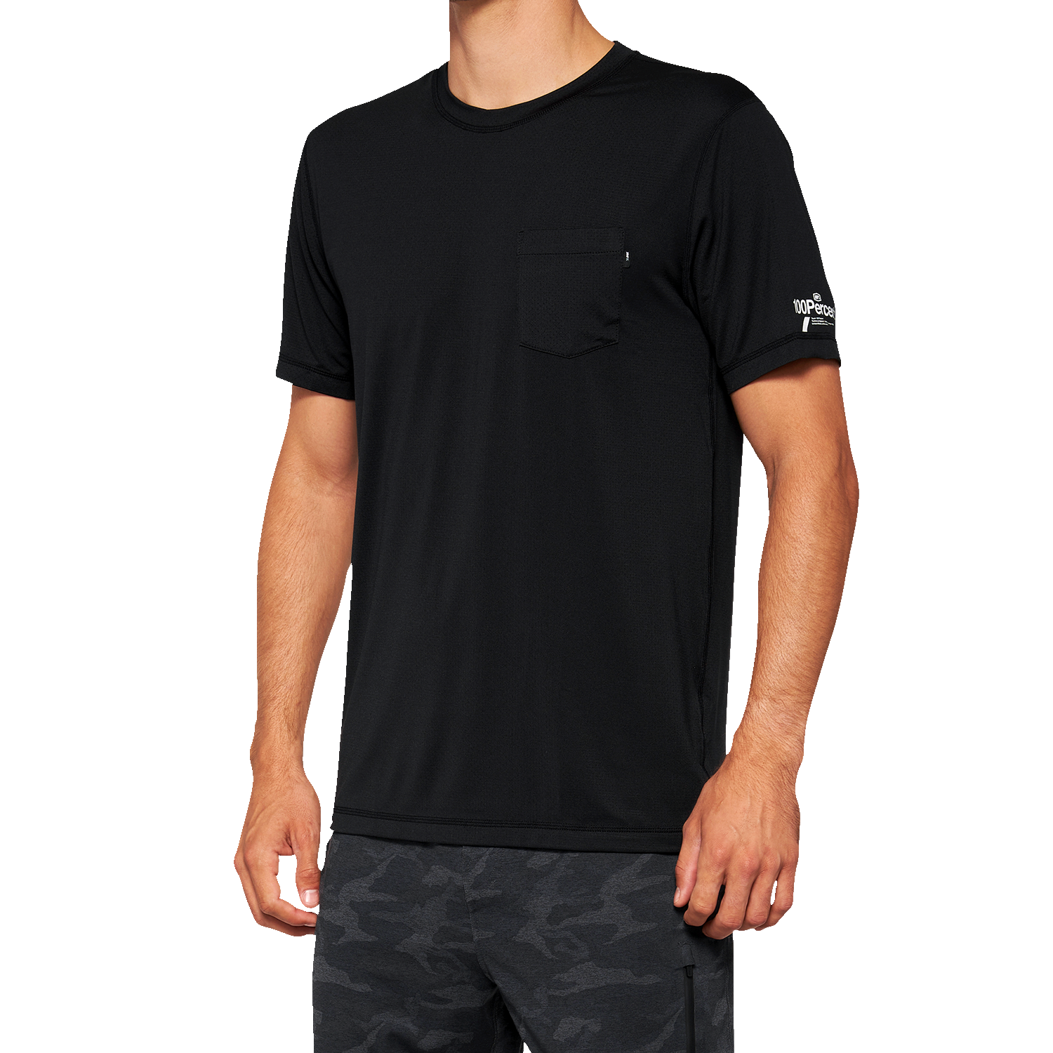 100% Mission Athletic T-Shirt - Black - 2XL 20014-00004
