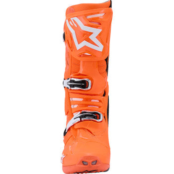 ALPINESTARS Tech 10 Supervented Boots - Fluorescent Orange/Black/White - US 8 / EU 42 2010520-4512-8
