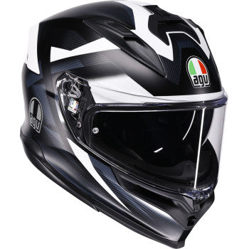 AGV Helmet K7 Glimpse Matte Black/White Xl 2118399004-016-XL