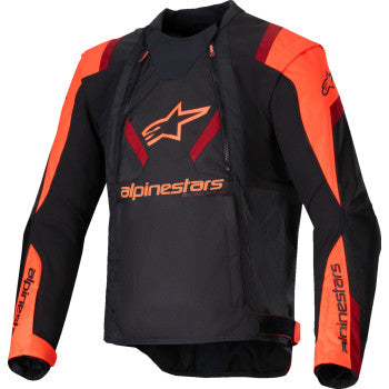 ALPINESTARS T-Stunt Air Jacket - Black/Red Fluo/Dark Red - 4XL 3301825-1365-4X