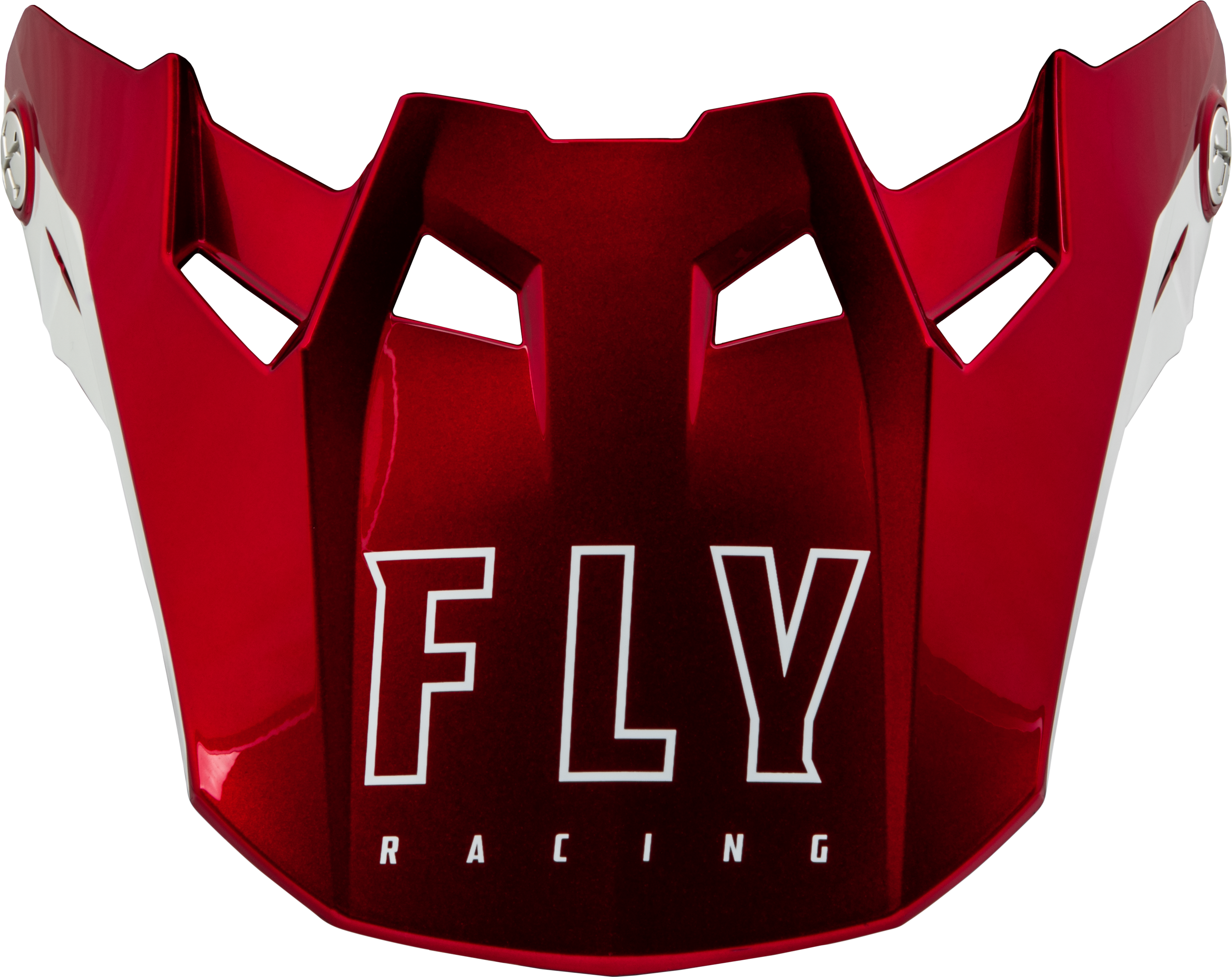 Fly Racing Formula Cc Centrum Visor Metallic Red/White Xl/2x 73-47133L