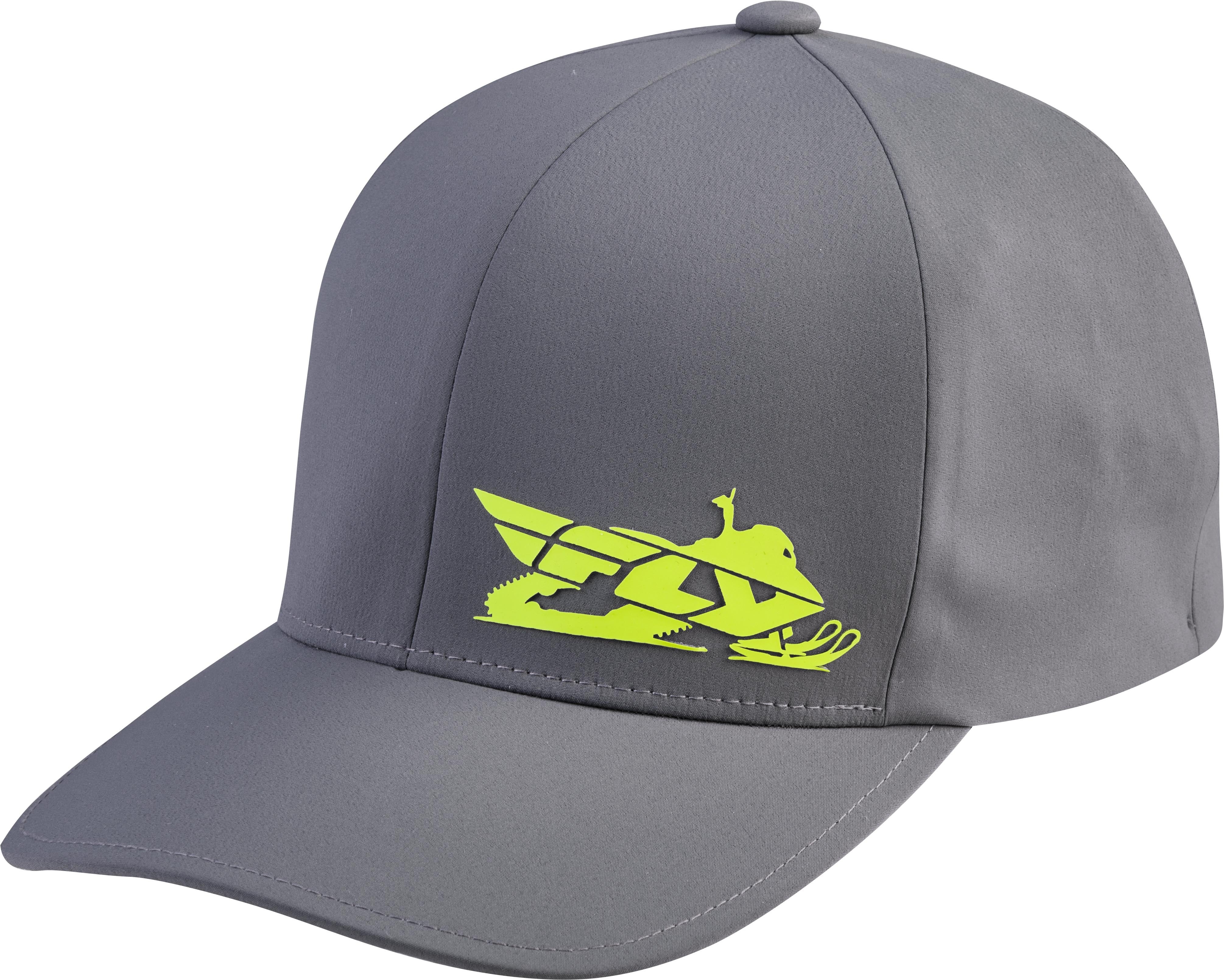 Fly Racing Fly Primary Hat Grey/Hi-Vis Lg/Xl 351-0372L