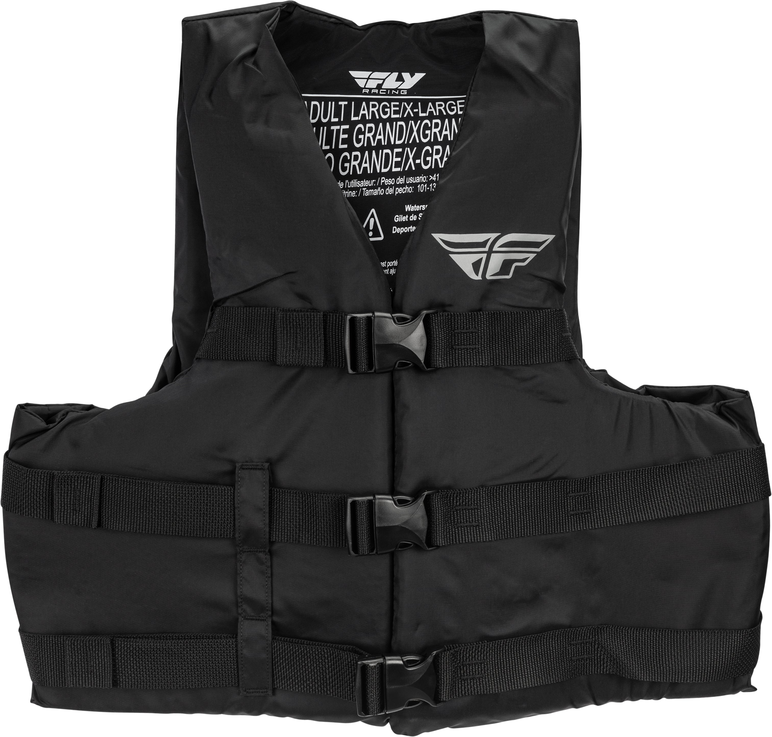 Fly Racing Nylon Vest Black Lg/Xl 221-29106