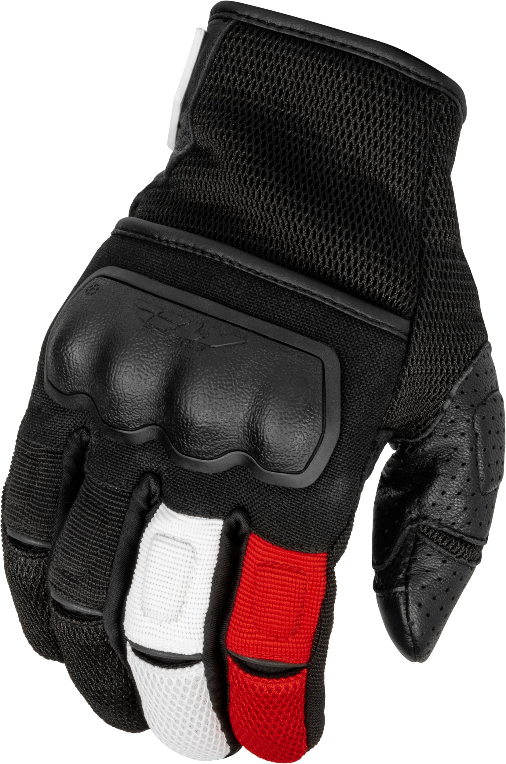 Fly Racing Coolpro Force Gloves Black/White/Red 2x 476-41272X