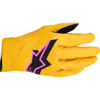 ALPINESTARS Supertech MX Gloves - Gold/Black/Fluo Pink - Medium 3560526-5005-M
