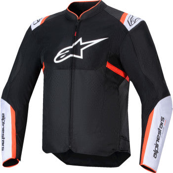 ALPINESTARS T-SPS Air v2 Jacket - Black/White/Red Fluo - 3XL 3301025-1231-3XL
