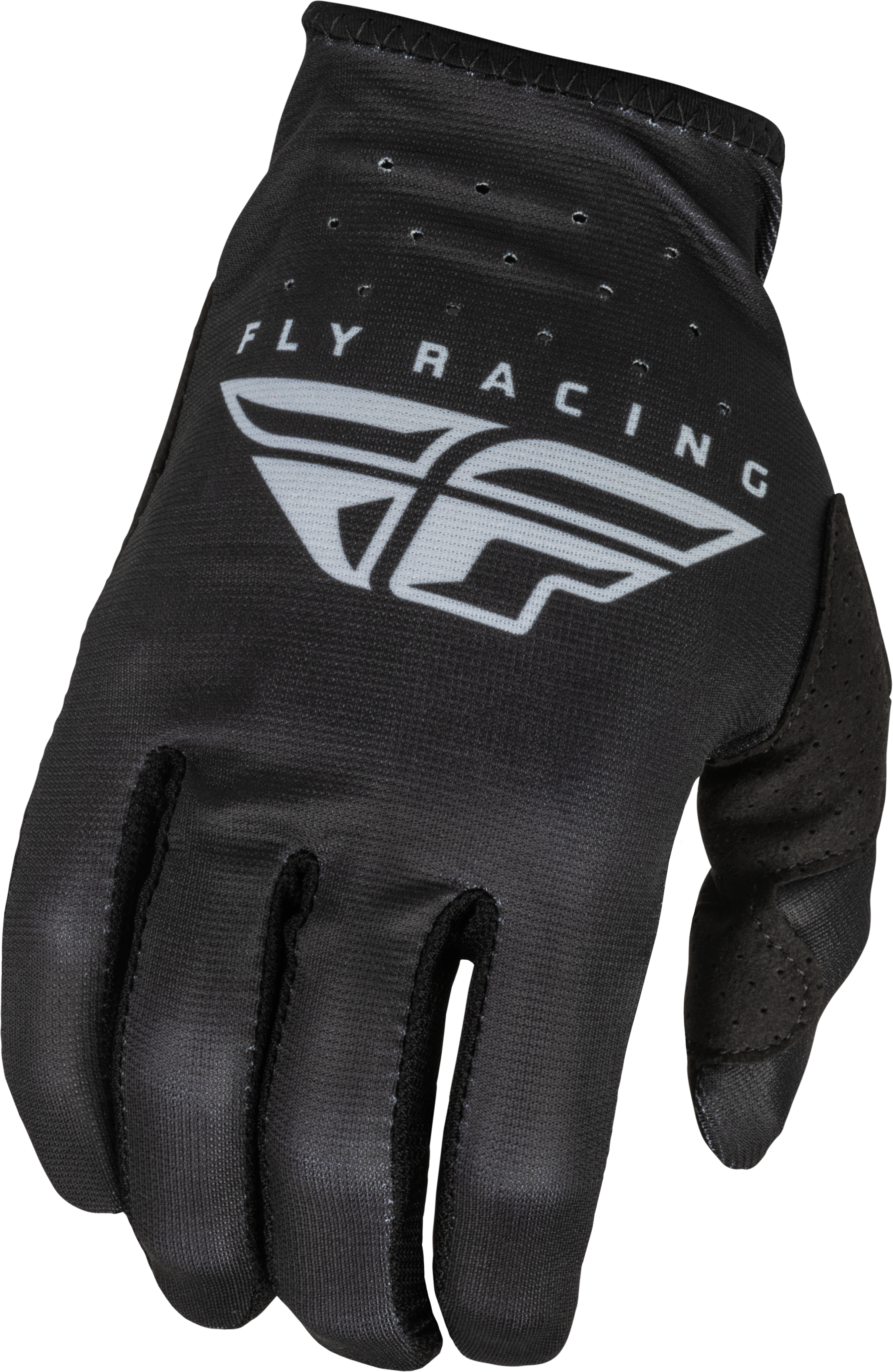 Fly Racing Lite Gloves Black/Grey Sm 376-710S