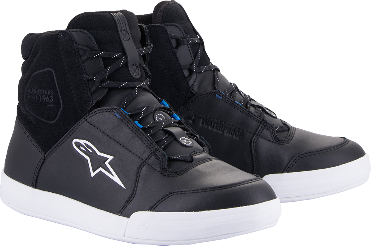ALPINESTARS Chrome Shoes - Waterproof - Black/White - US 8 2543123-157-8