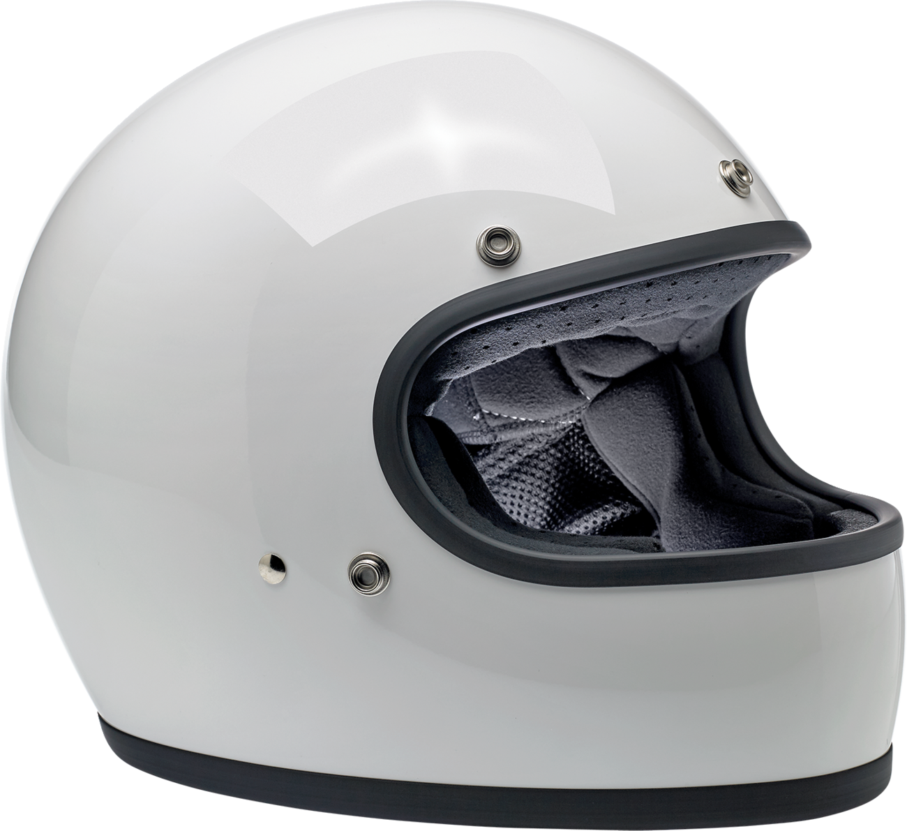 BILTWELL Gringo Helmet - Gloss White - 2XL 1002-517-106