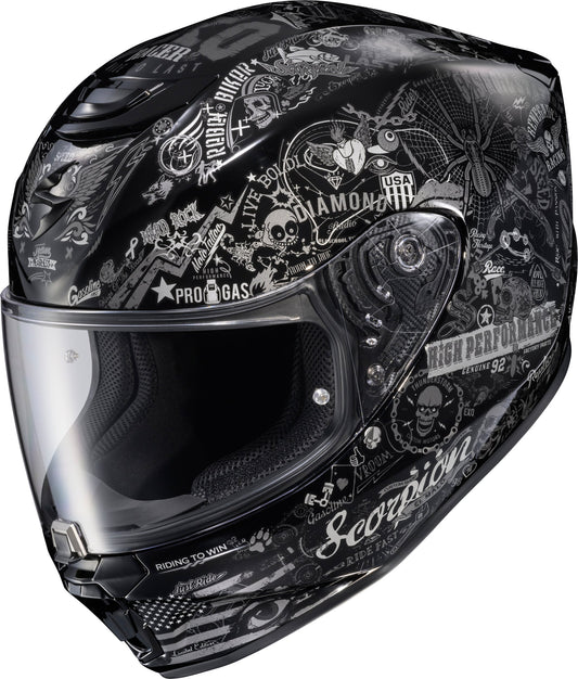 Exo-R330 Full Face Helmet Shake 2 Black Lg
