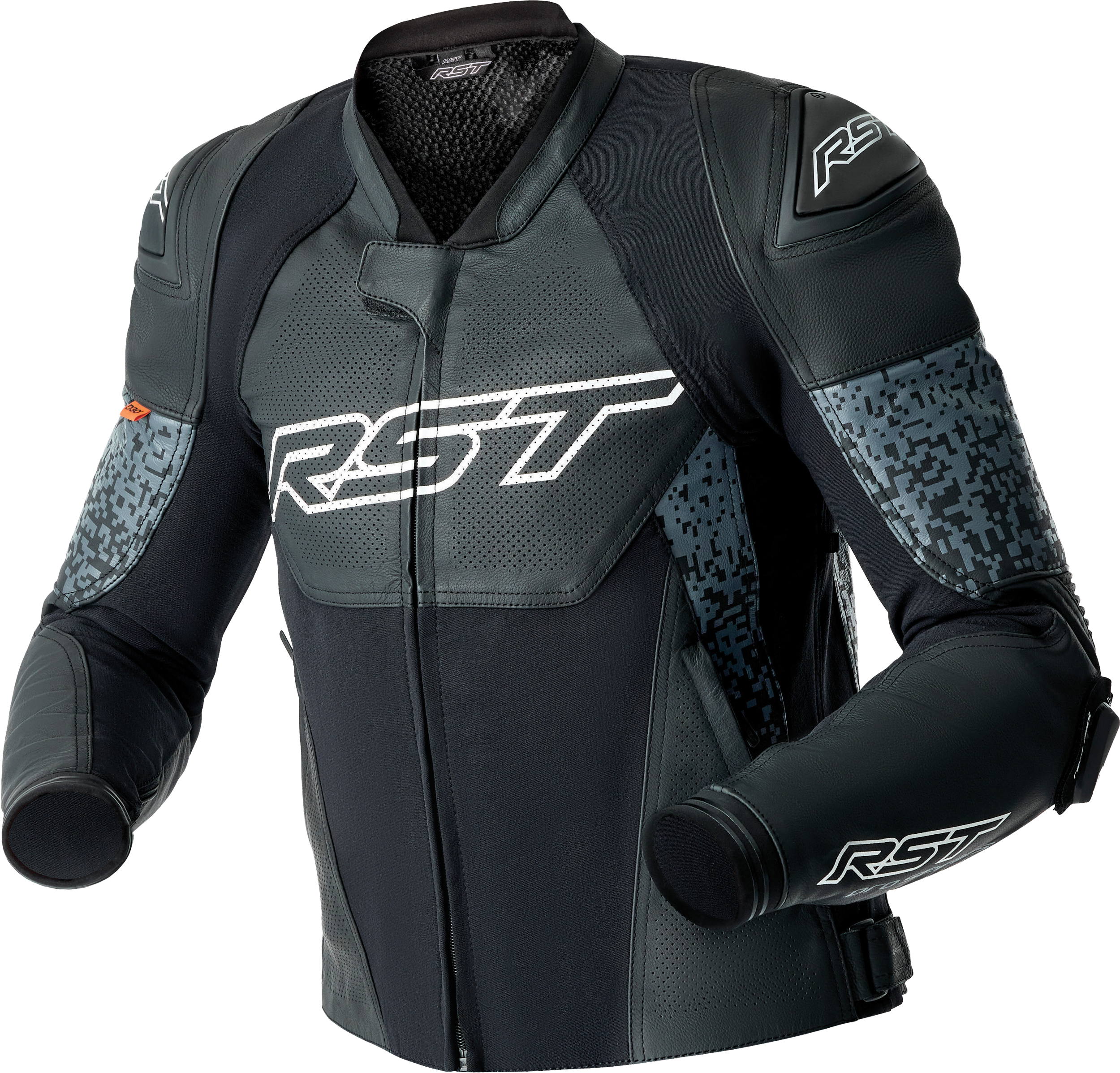 IN STOCK RST Ps Supersport-K D3o Jacket Grey/Black Leather 2x 556-3648148