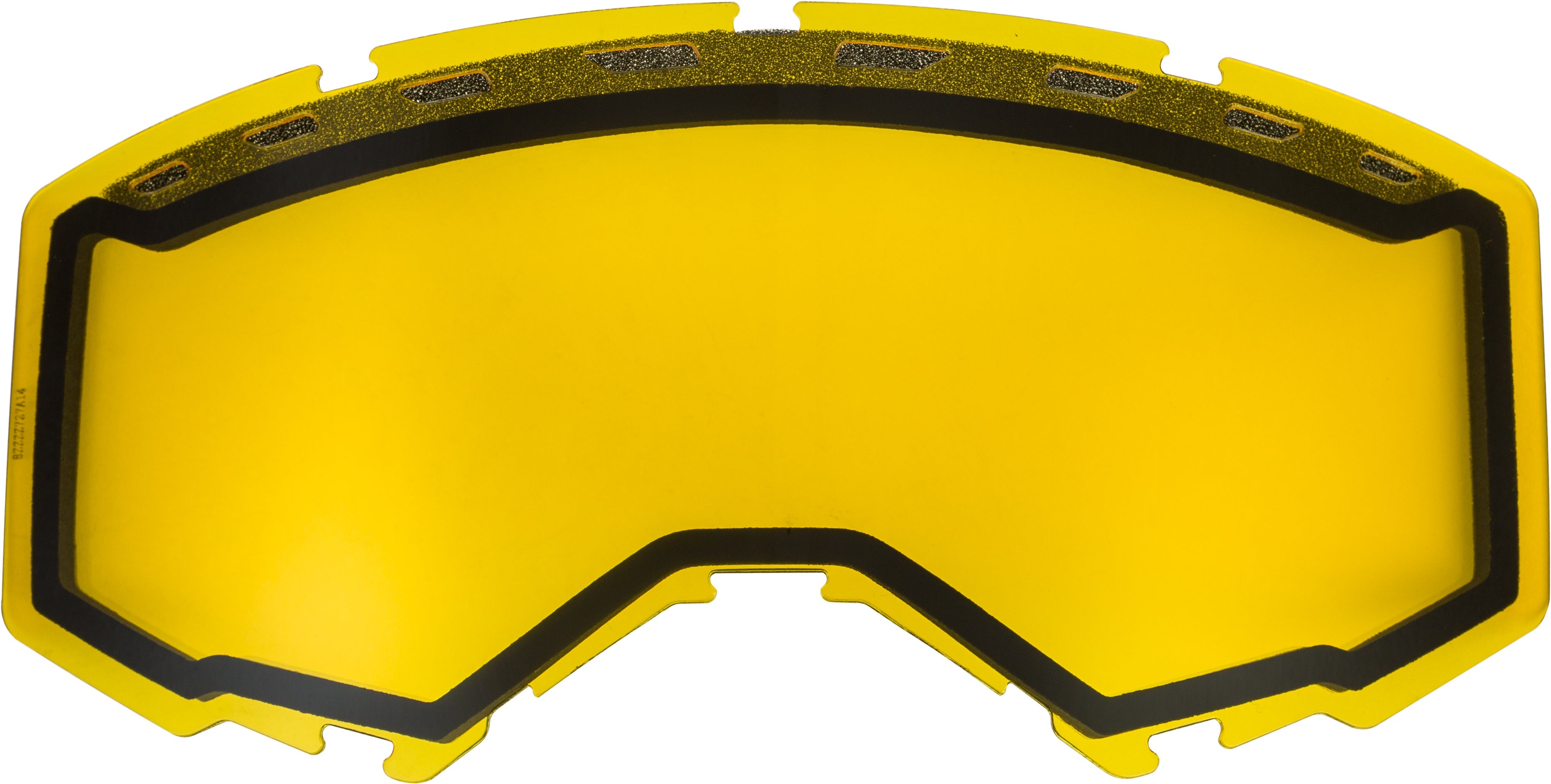 Fly Racing Dual Lens With Vents Adult Yellow 37-5451