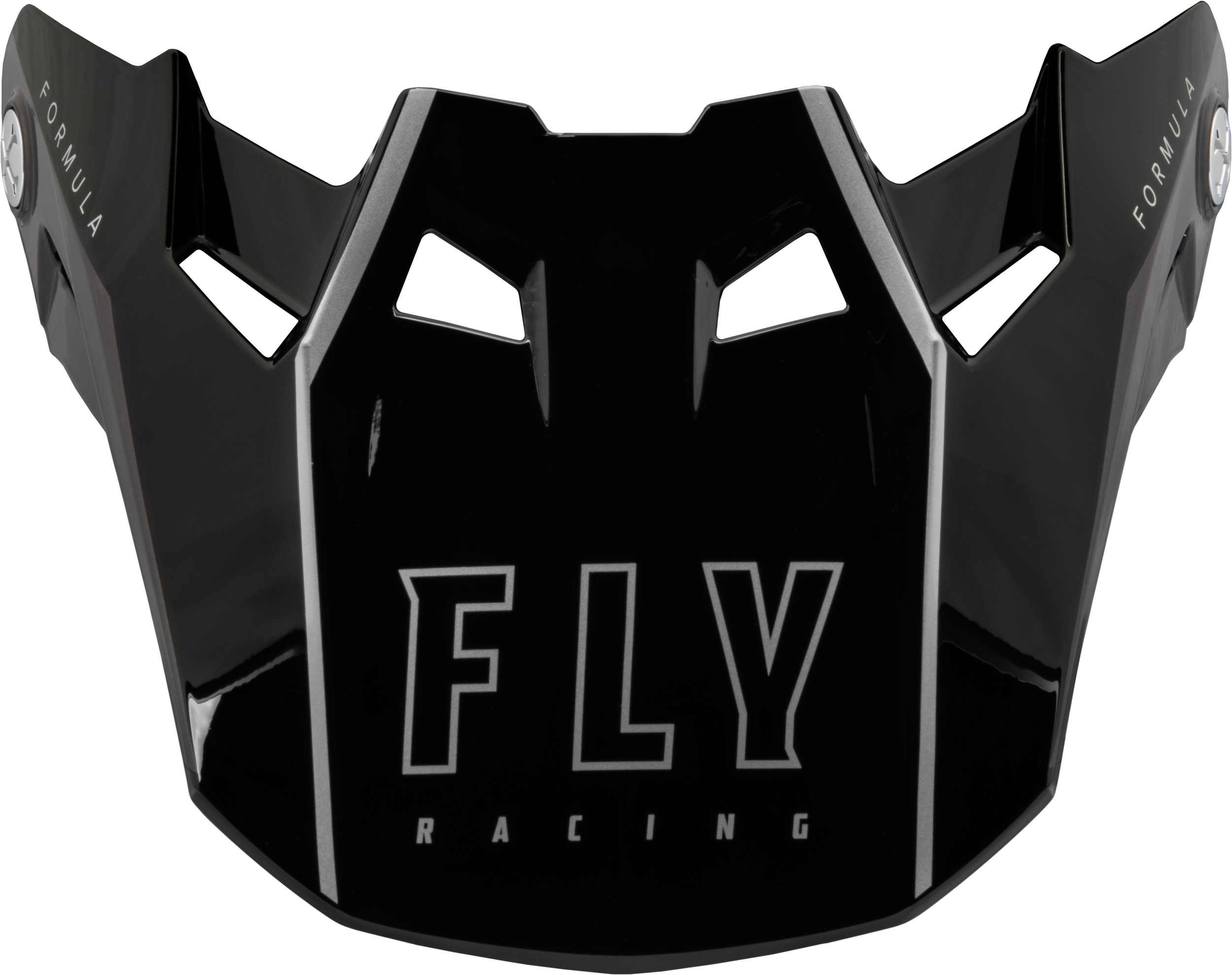 Fly Racing Formula Carbon Tracer Visor Silver/Black Xl/2x 73-47124L