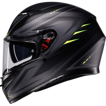 AGV Helmet K3 Syth Matte Black/Yellow Fluo Lg 2118381004-026-L