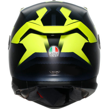 AGV Hlmt K7 Glimpse Mt Bk/Yl Md 2118399004-006-M