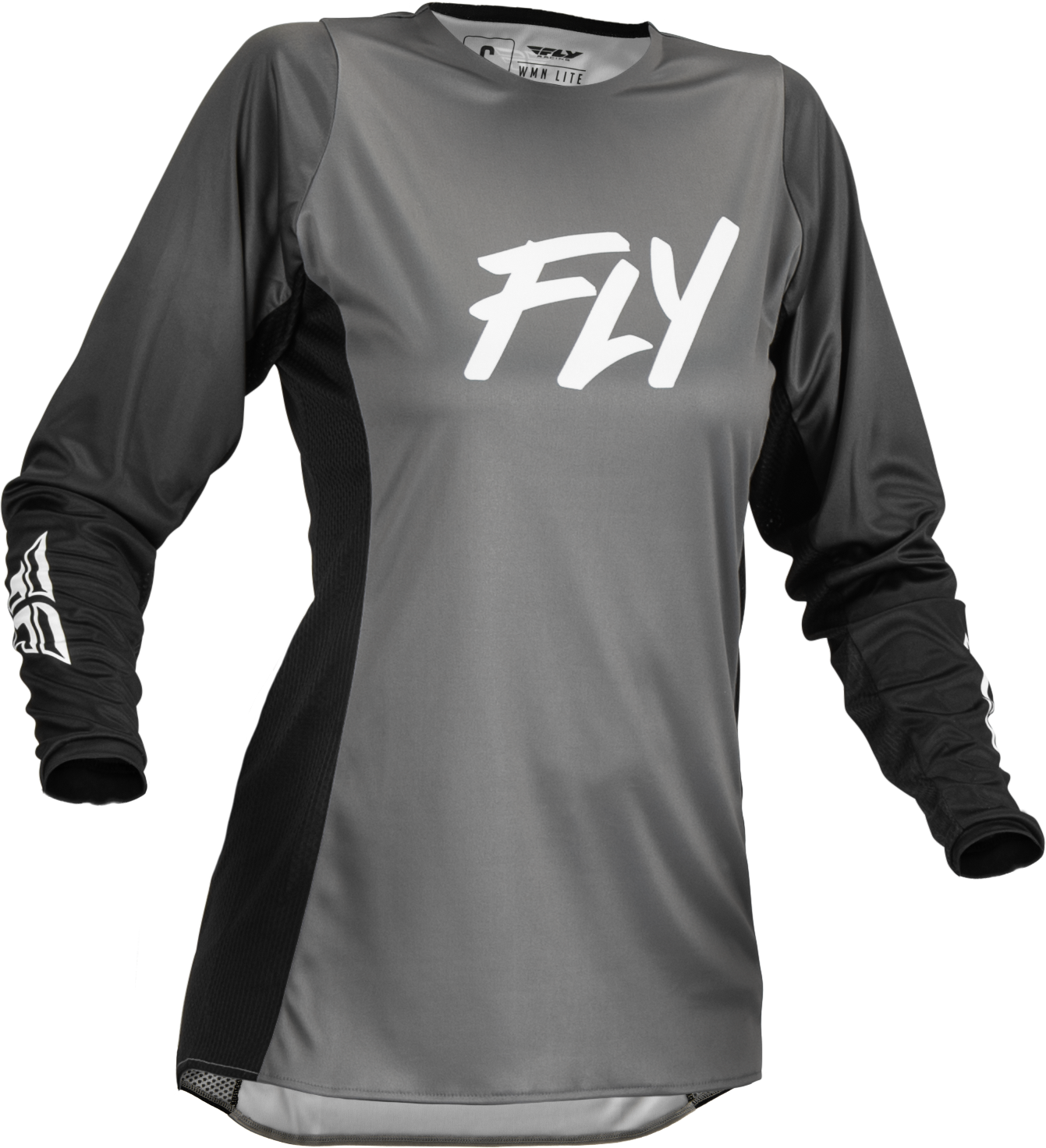 Fly Racing Women'S Lite Jersey Grey/Black 2x 376-6212X
