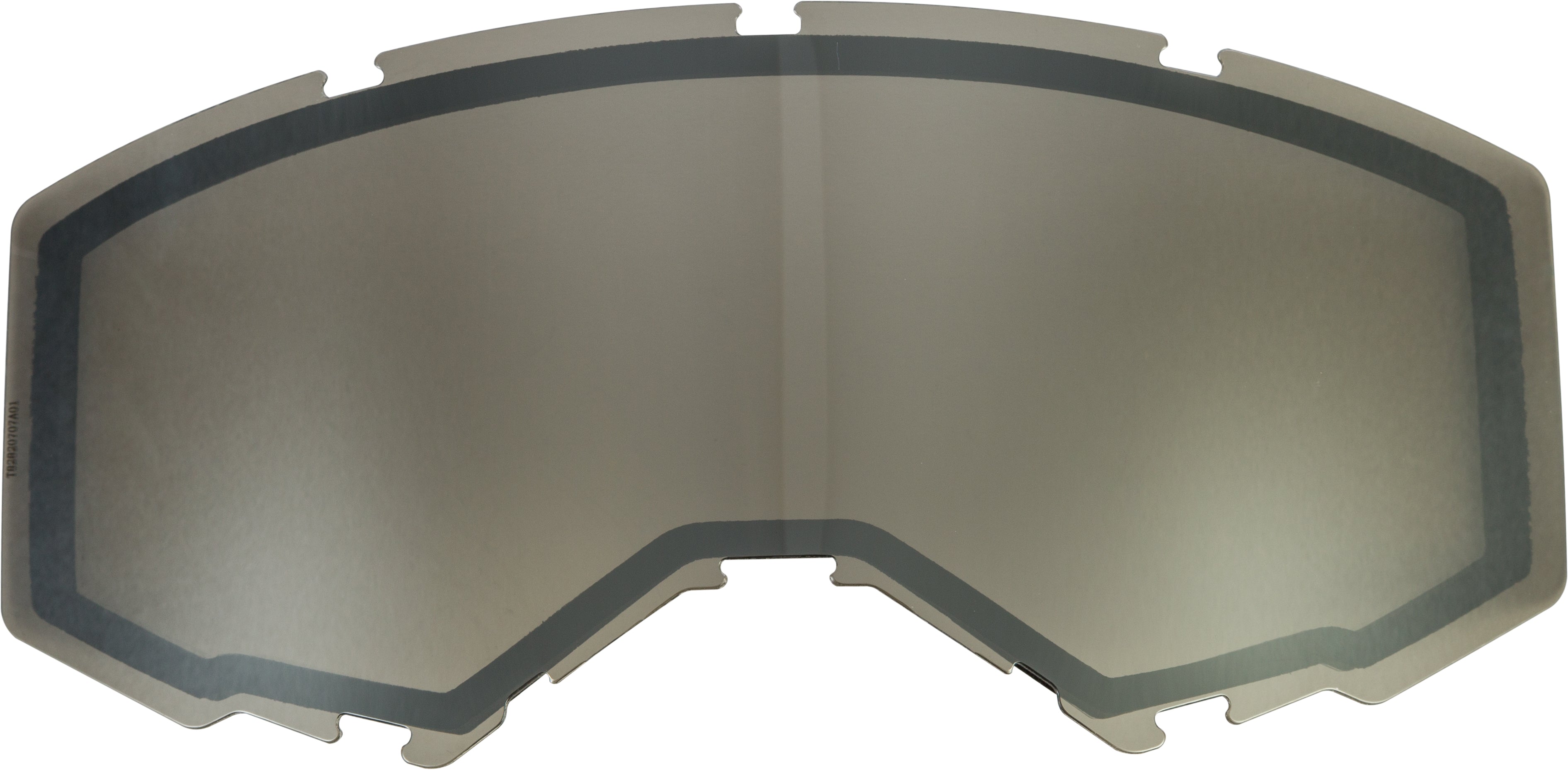 Fly Racing Dual Lens W/O Vents Adult Silver Mirror/Smoke 37-5442