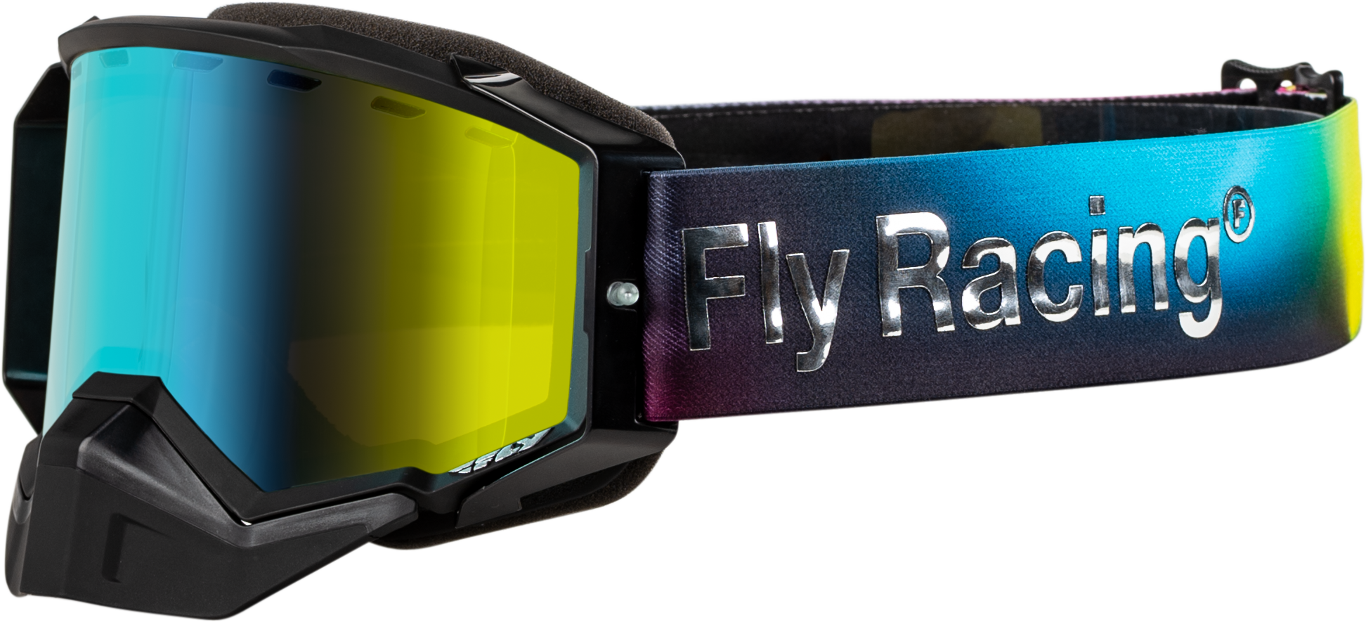 Fly Racing Zone Elite Snow Goggle Legacy W/ Amber Mirror/Plrzd Smk Lens 37-4103