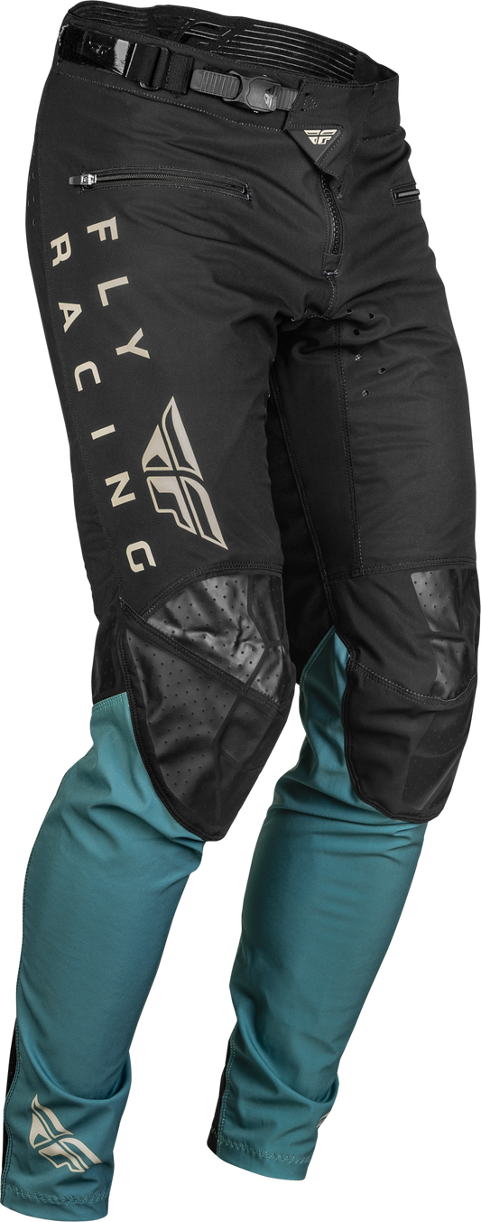 Fly Racing Radium Bicycle Pants Black/Evergreen/Sand Sz 34 376-04134