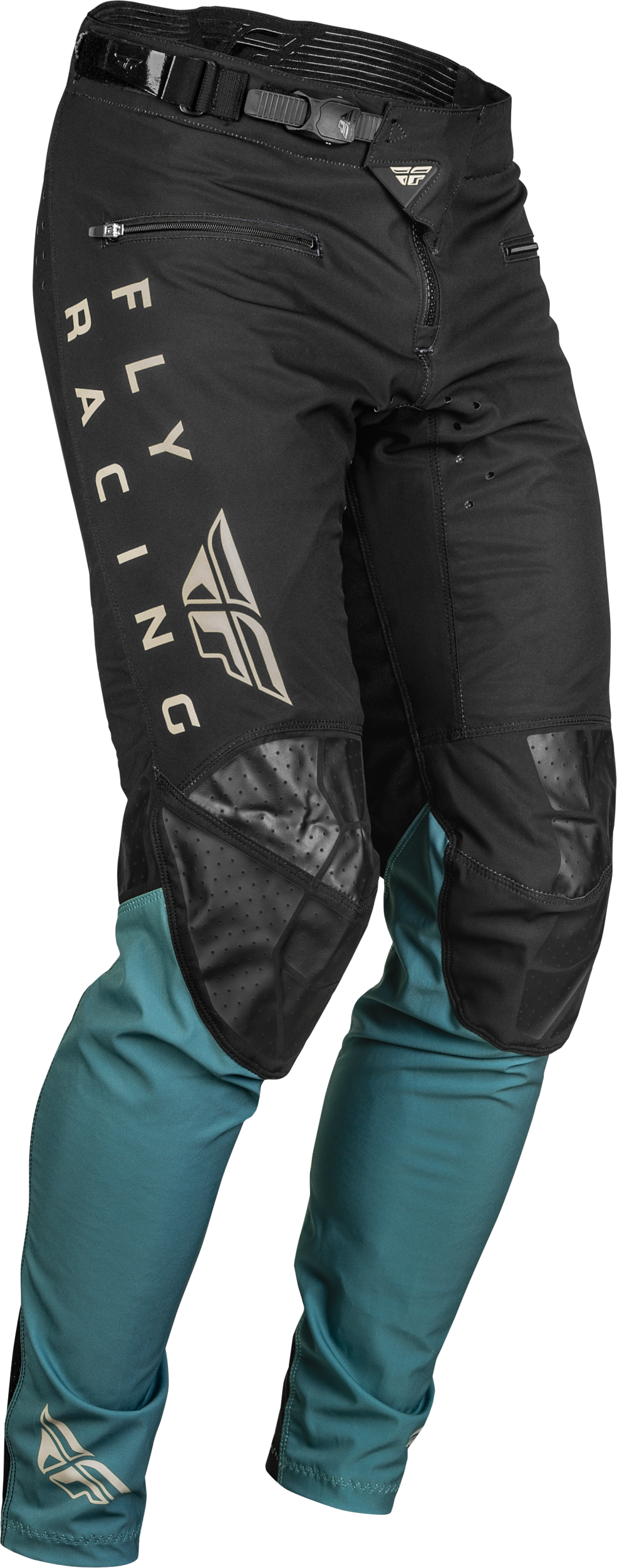 Fly Racing Radium Bicycle Pants Black/Evergreen/Sand Sz 32 376-04132