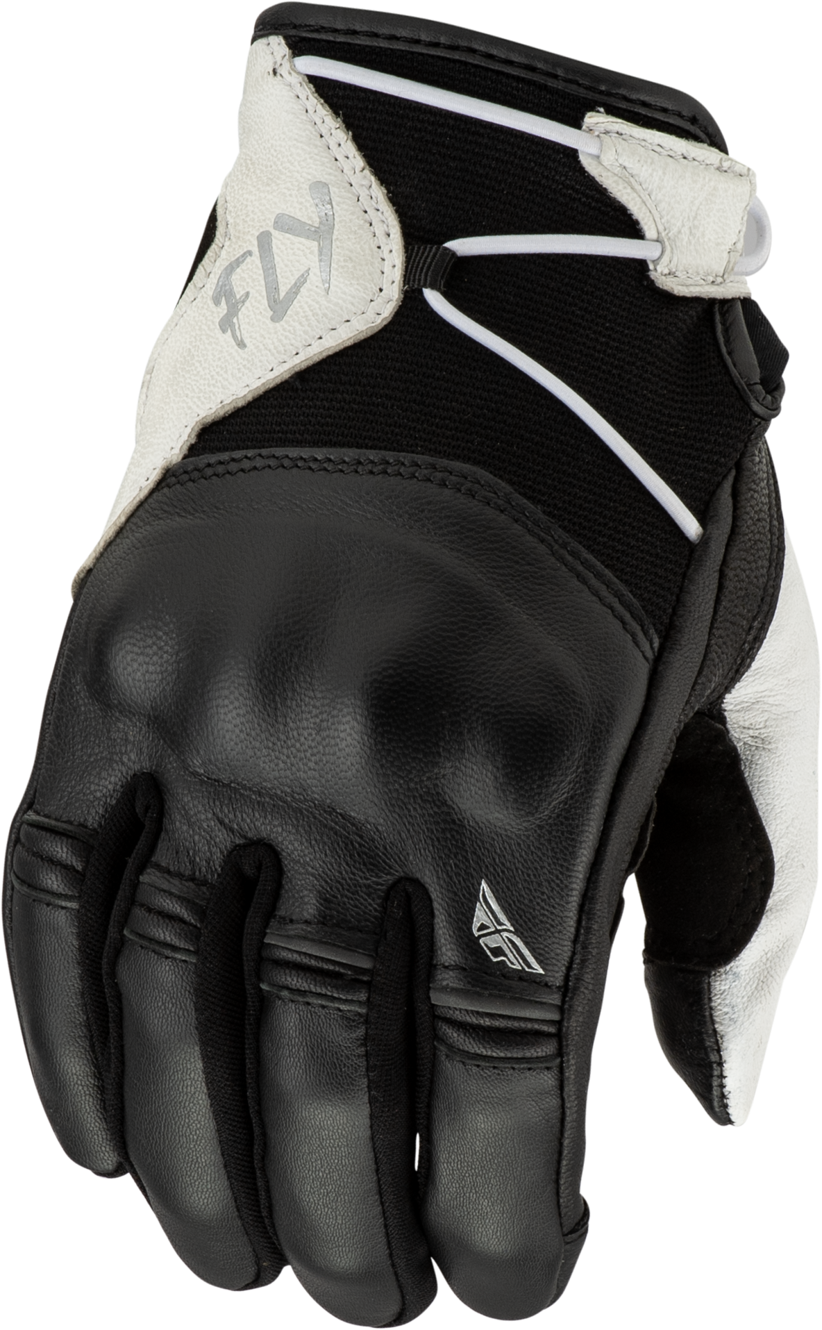 Fly Racing Venus Gloves Black/White Md 476-6125M