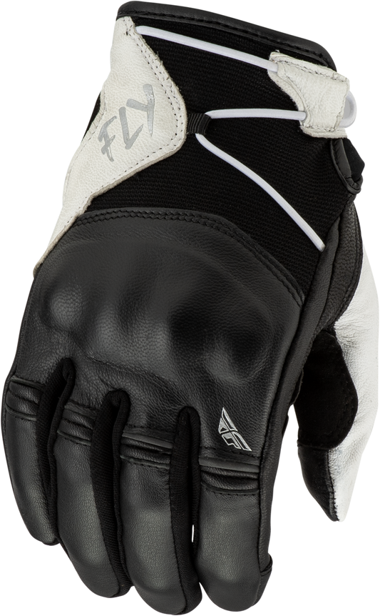 Fly Racing Venus Gloves Black/White Md 476-6125M