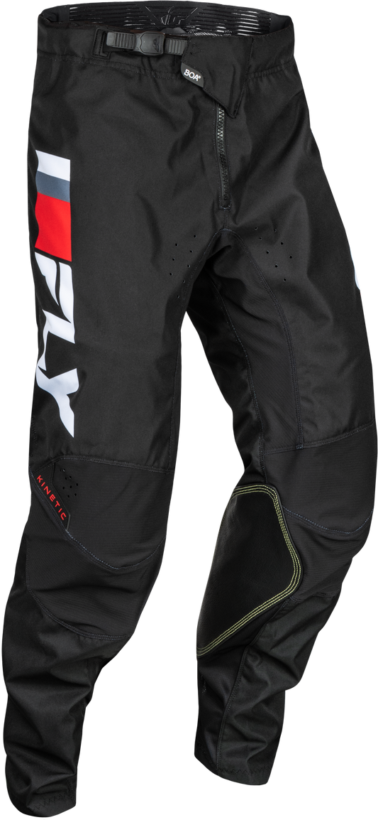 Fly Racing Kinetic Prix Pants Red/Grey/White Sz 38 377-43238