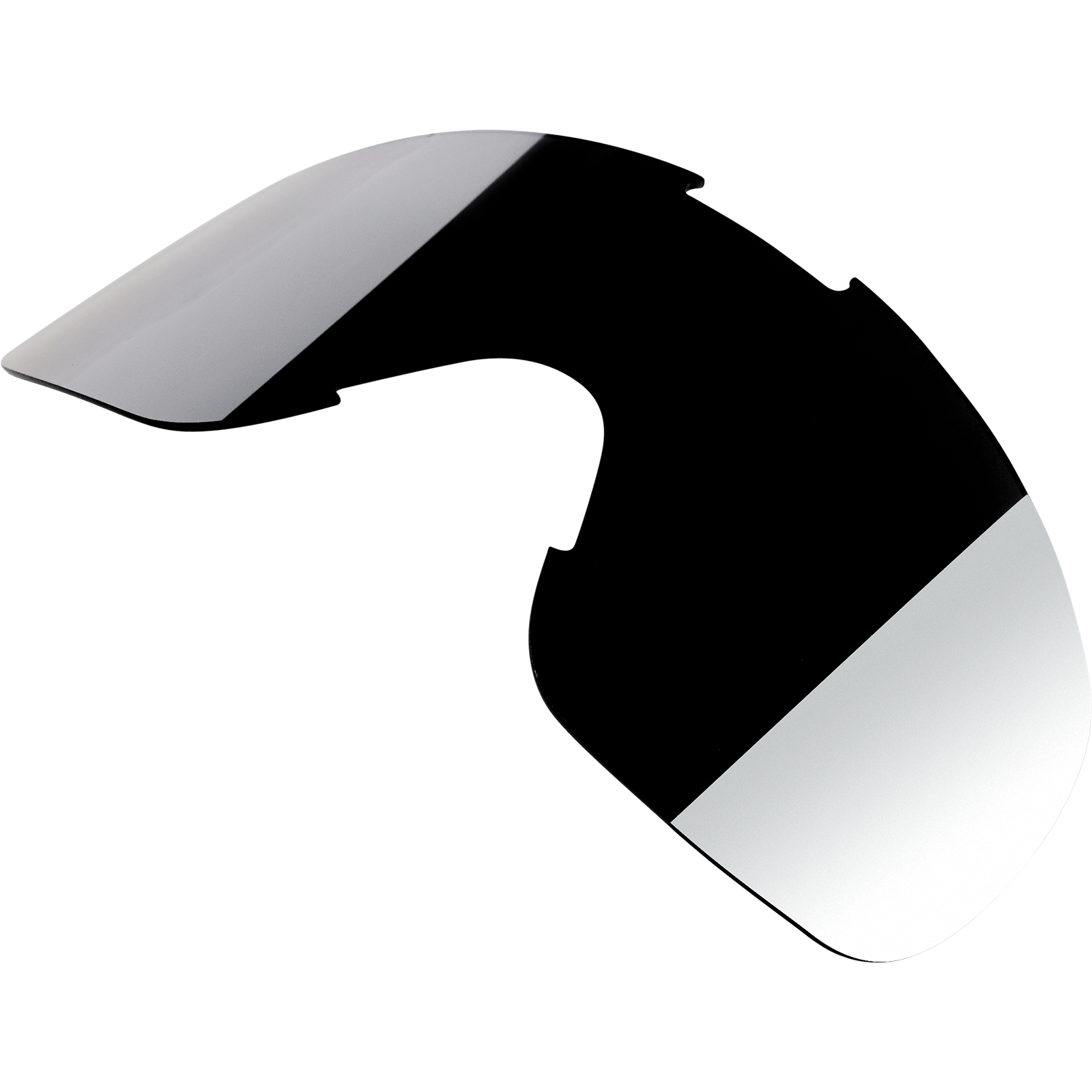 BILTWELL Overland Goggle Lens - Chrome/Smoke Mirror 2112-21