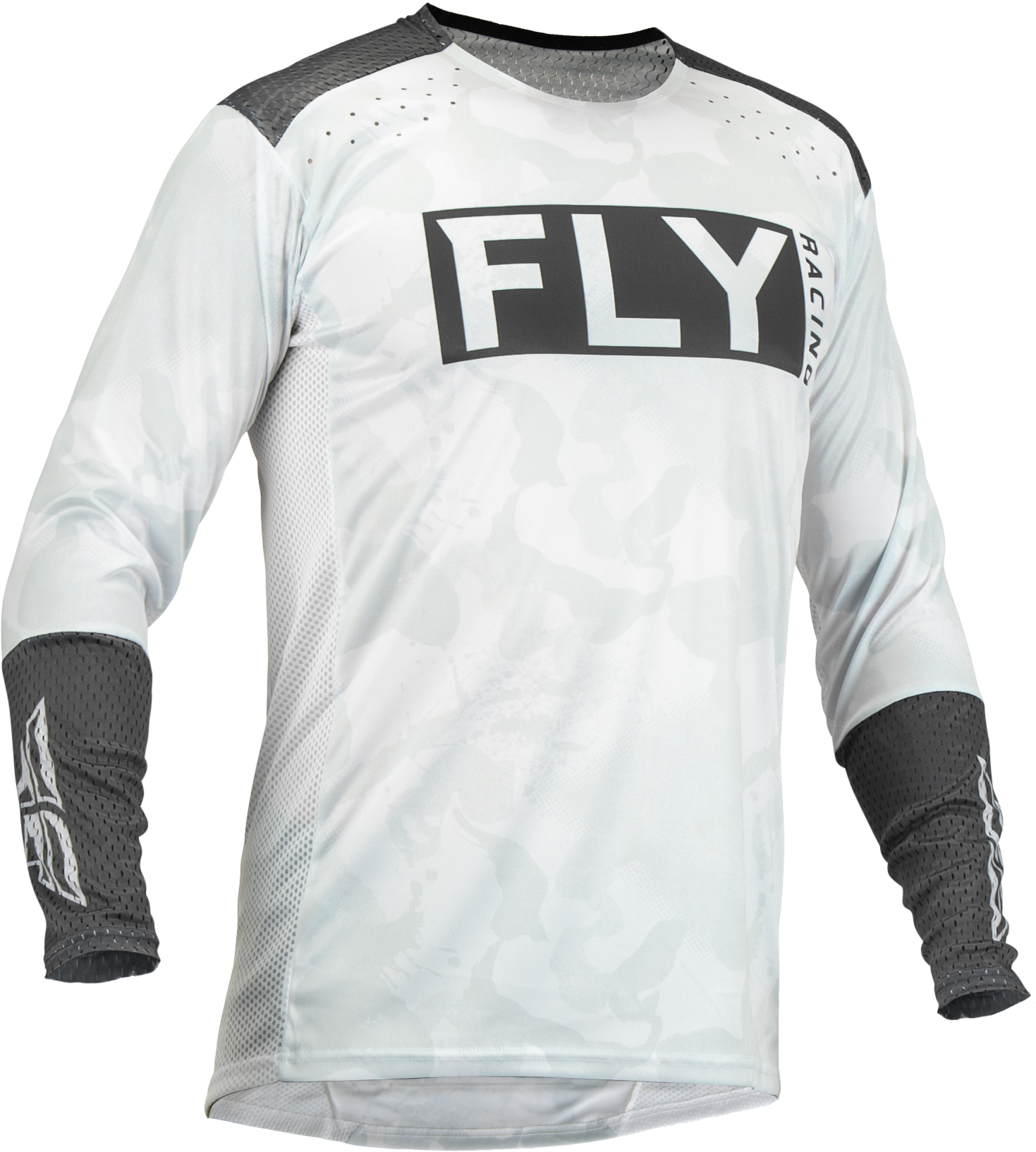 Fly Racing Lite L.E. Stealth Jersey White/Grey Xl 376-724X
